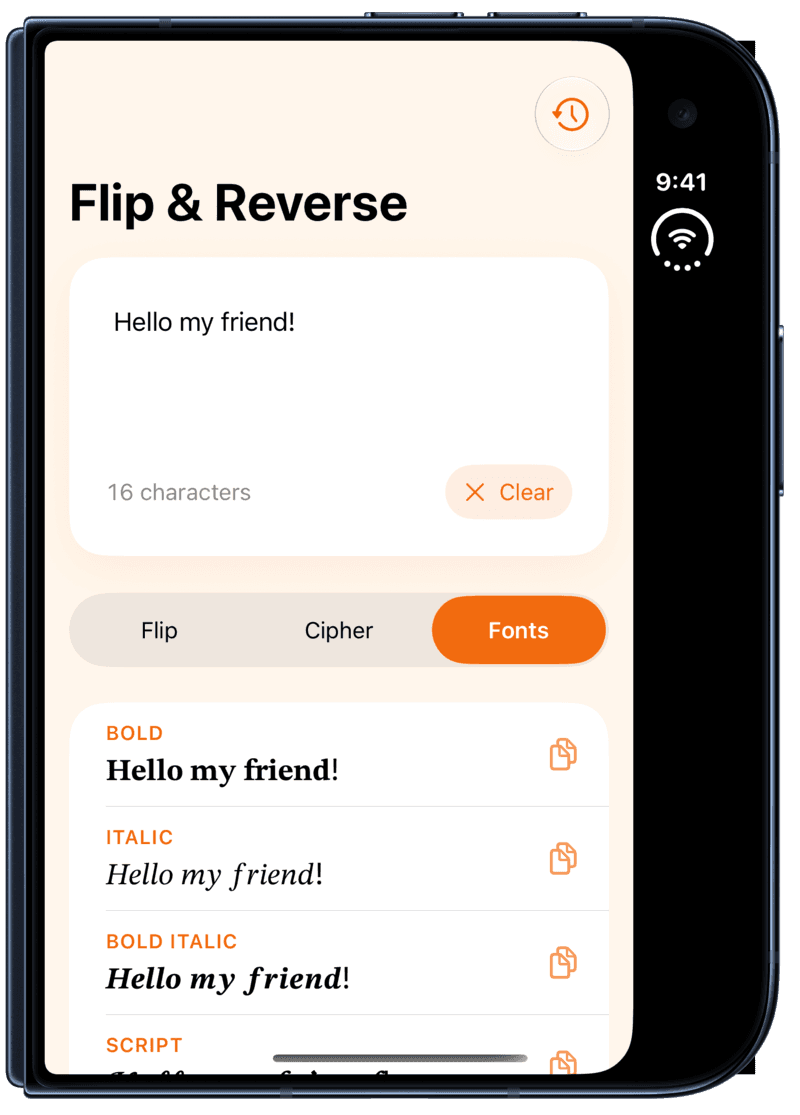 Flip & Reverse on iPhone Duo